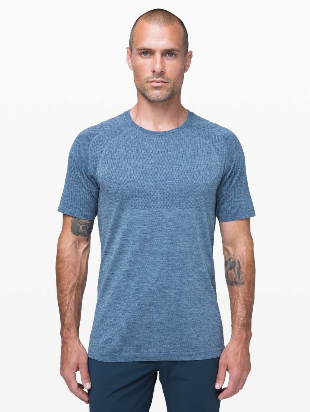 Lululemon Metal Vent Tech Short Sleeve 2.0 Midnight Shadow / Tempest Blue